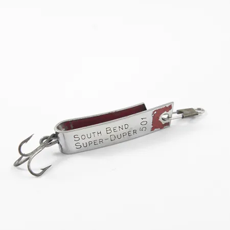 South Bend Super-Duper 501 Cucharilla, Níquel, 2,3g, Vintage, #2635