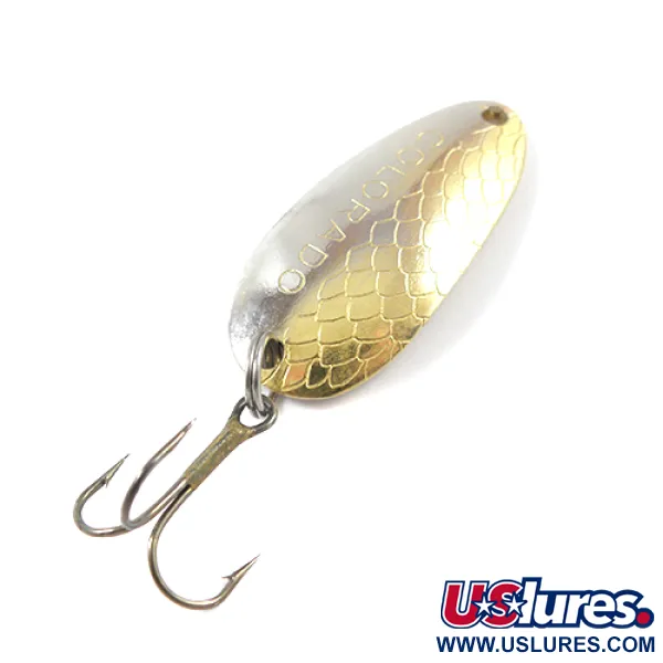 Thomas Colorado Cucharilla, Oro / Plata, 5g, Patrón Escamas, #2637