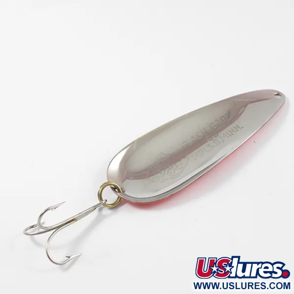 Nebco FlashBait 66 Cucharilla, Rojo / Negro / Níquel, 21g, USA, #2638