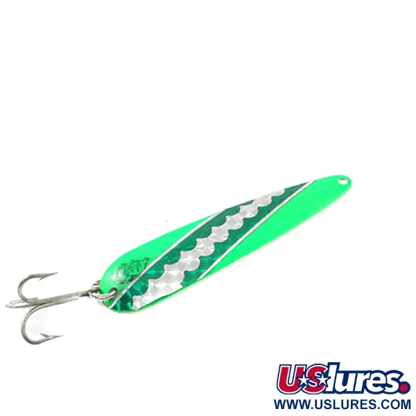 Cucharilla Eppinger Dardevle King Flutter Devle 3200, Verde/Blanco, #2648