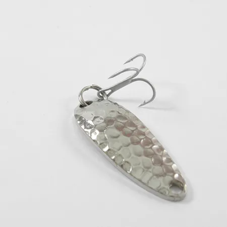 Luhr Jensen Krocodile Cucharilla, Hammered Nickel, 7g, Profundidad, #2682