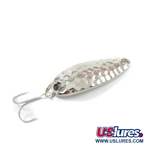Luhr Jensen Krocodile Cucharilla, Hammered Nickel, 7g, Profundidad, #2682