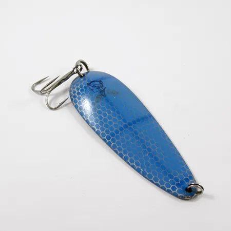 Eppinger Dardevle Cucharilla, Azul/Níquel, 28g, Patrón panal, #2694