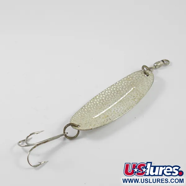 Williams Wabler W60 Cucharilla, Plata martillada, 21g, Estable, #2703