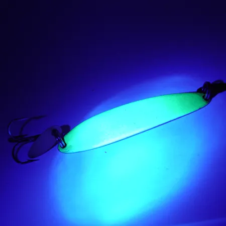 Bay de Noc Swedish pimple UV Cucharilla, Nickel/Chartreuse UV, 21g, #2706