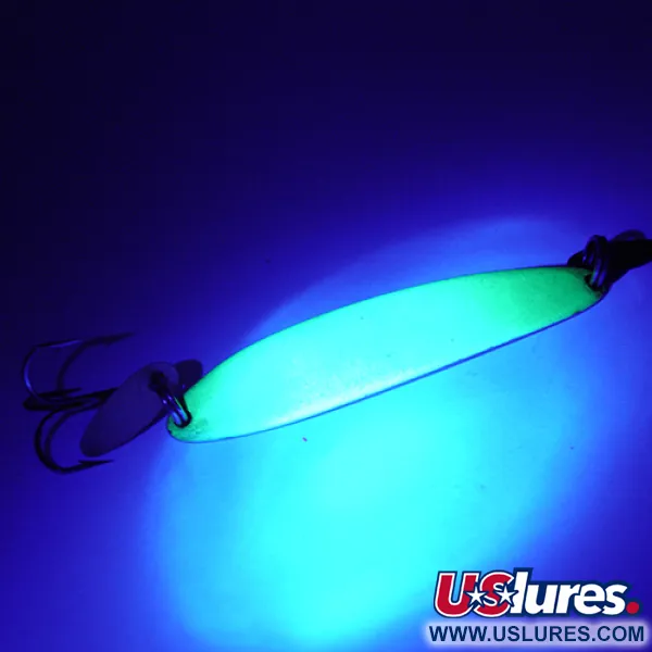 Bay de Noc Swedish pimple UV Cucharilla, Nickel/Chartreuse UV, 21g, #2706