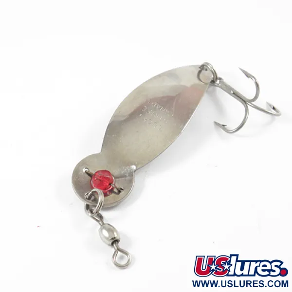 Lucky Strike One Eye Wiggler Cucharilla, Nickel/Red Eye, 14g, #2709