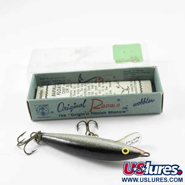 Rapala Original Floater Señuelo, Natural/Plata, 3.4g, Balsa, #2722