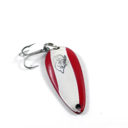 Cucharilla Eppinger Dardevle Midget, Rojo/Blanco/Latón, 6g, #2727