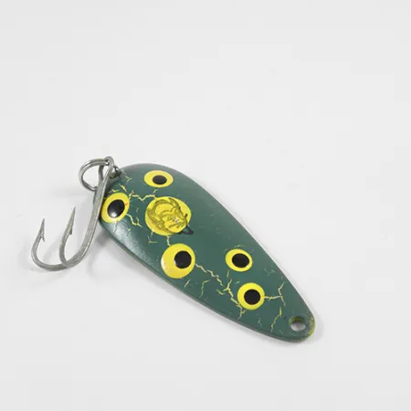 Eppinger Dardevle Imp Cucharilla, Frog/Nickel, 11g, Logo Devil, #2741