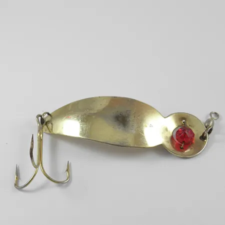 Lucky Strike One Eye Wiggler Cucharilla, Oro / Rojo, 28g, Latón, #2759