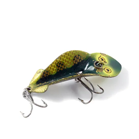 Buck Perry Spoonplug Cucharilla, Frog, 7g, Pesca de Estructura, #2760