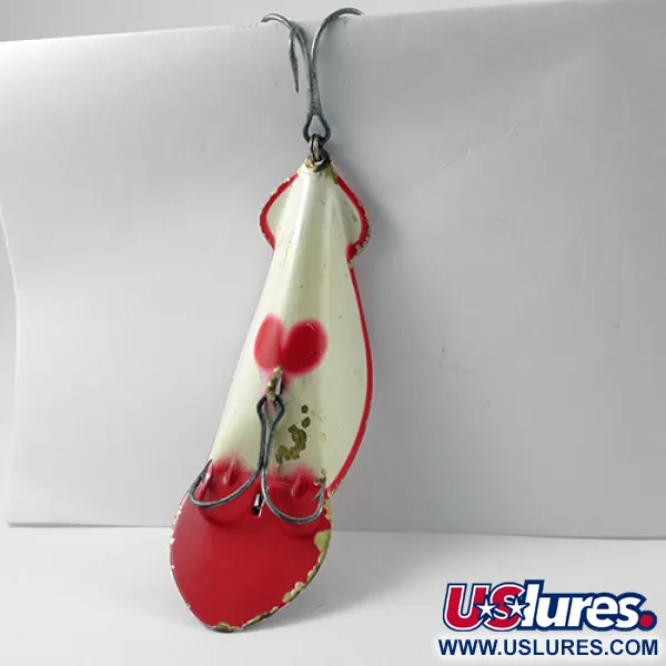 Buck Perry Spoonplug Cucharilla, Rojo / Blanco, 21g, Estructura, #2762