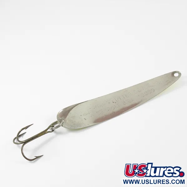 Eppinger King Flutter Devle 3200 Cucharilla, Amarillo/Rojo/Níquel, #2763