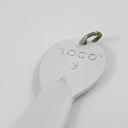 Glen Evans Loco 3 Cucharilla, Blanco/Holograma, 17g, Vintage, #2771