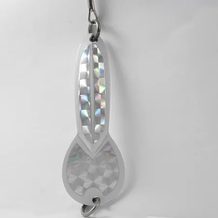 Glen Evans Loco 3 Cucharilla, Blanco/Holograma, 17g, Vintage, #2771