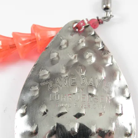 Luhr Jensen Dave Davis Cucharilla curricán, Rosa/Níquel, 17g, #2776