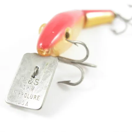 MirrOlure Señuelo Articulado, Dorado / Rojo, 4g, Vintage USA, #2791