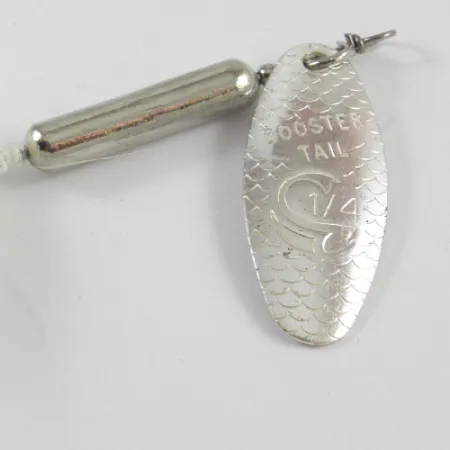 Worden’s Original Rooster Tail Cucharilla, Níquel, 7g, Plumas, #2794