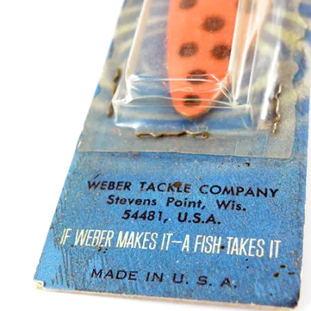 Weber Spoon Cucharilla, Rojo / Negro, 11g, Vintage OVP, #2802