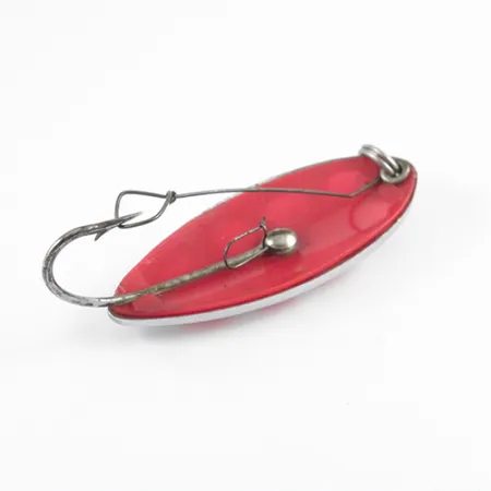 South Bend Sun Spot Cucharilla, Níquel / Rojo, 14g, antialgas, #2807