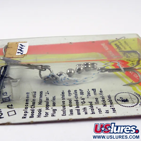 Luhr Jensen Hook Harness Montaje, Níquel, 6g, Cadena de bolas, #2811