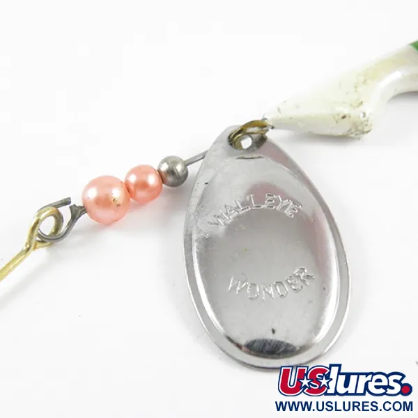 South Bend Walleye Wonder Spinnerbait, Níquel, 16g, Pala Ovalada, #2819