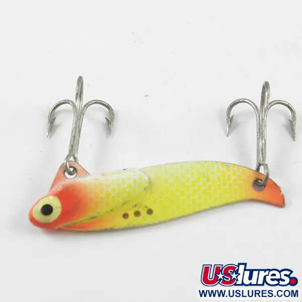 Heddon Sonar 431 Blade, Amarillo / Rojo, 7.5g, Patrón Panal, #2822