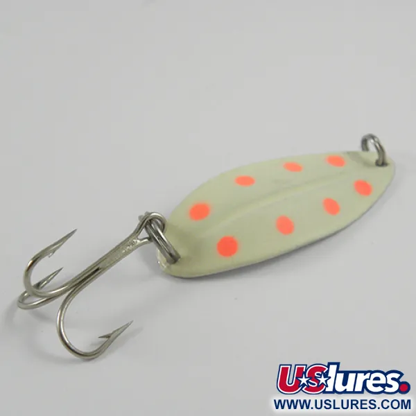 TODDCO Main liner Glow Cucharilla, Blanco/Rojo/Níquel, 12,5g, #2839