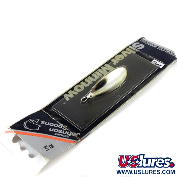 Johnson Silver Minnow Cucharilla, Oro, 5g, Antialgas, #2845