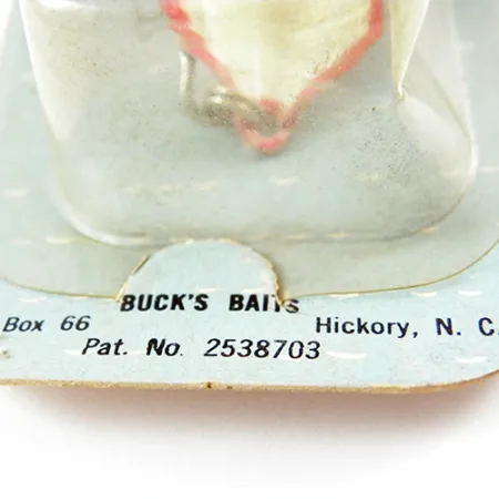 Buck Perry Spoonplug Serie 700, Rojo/Crema, 21g, Vintage, #2846