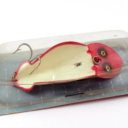 Buck Perry Spoonplug Serie 700, Rojo/Crema, 21g, Vintage, #2846