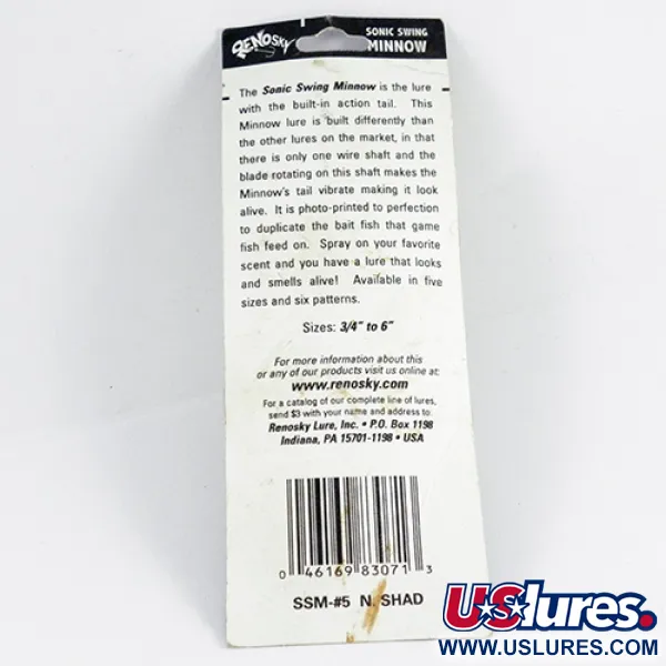 Renosky Sonic Swing Minnow Spinner Híbrido, Oro, 7g, Pala Oro, #2849