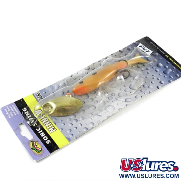 Renosky Sonic Swing Minnow Spinner Híbrido, Oro, 7g, Pala Oro, #2849