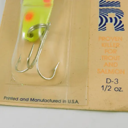 Acme Dazzler #3 Cucharilla, Amarillo/Rojo/Níquel, 17g, Lucio, #2884