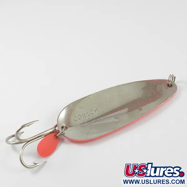 Luhr Jensen Les Davis Hotrod Cucharilla, Rosa/Níquel, 32g, Vintage #2896
