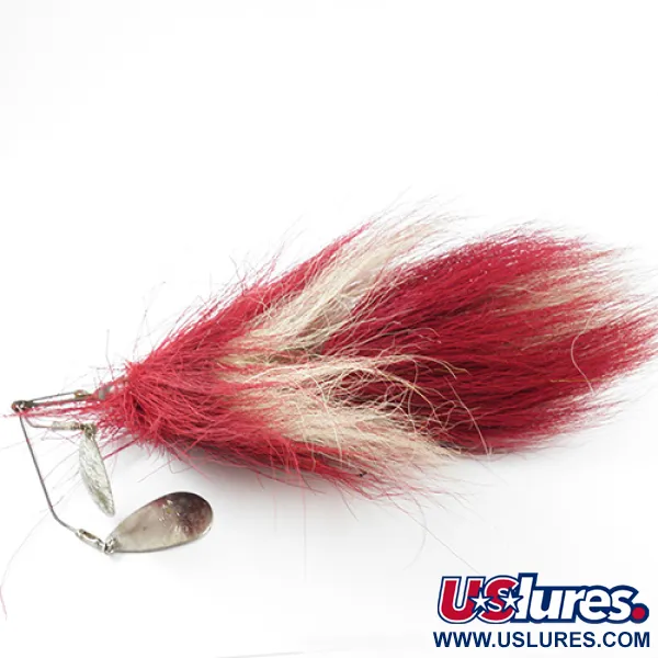 Chippewa Bait Chippewa 4 Spinnerbait, Níquel / Rojo, 28g, Doble Pala, #2909