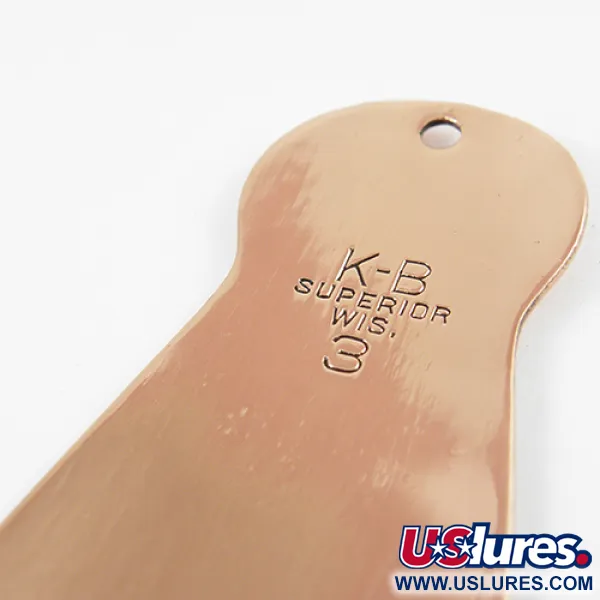 K-B Bait K-B Spoon 3 Cucharilla, Cobre, 25g, Vintage USA, #2912