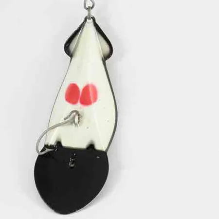 Buck Perry Spoonplug, Blanco/Negro, 28g, Pesca de estructuras, #2914