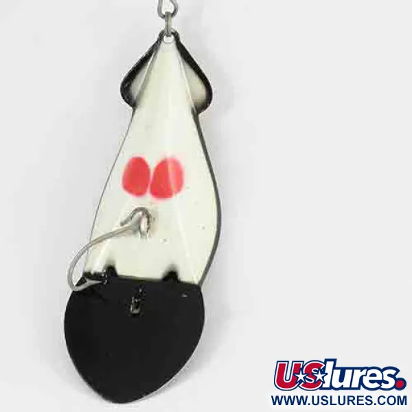 Buck Perry Spoonplug, Blanco/Negro, 28g, Pesca de estructuras, #2914