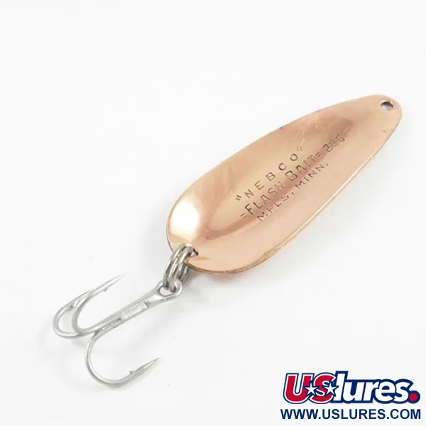 Nebco FlashBait 266 Cucharilla, Cobre, 10g, Vintage, #2929