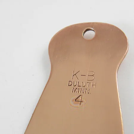 K-B Bait K-B Spoon 4 Cucharilla, Cobre, 40g, Perfil Hoja, #2930