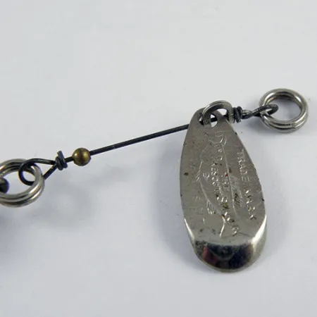 Prescott Spinner Cucharilla, Níquel, 4g, Grub cola rizada, #2933