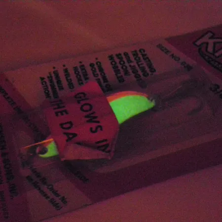 Luhr Jensen Krocodile Die #3 Cucharilla, Blanco/Rojo Glow, 17,7g, #2936