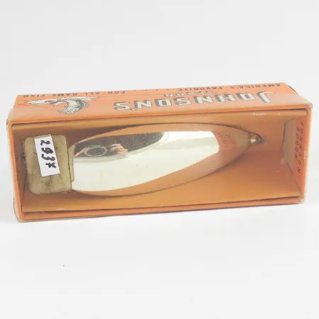 Weedless Johnson Silver Minnow Cucharilla, Plata, 21g, Antihierba, #2937