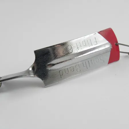 South Bend Flipit 625 Cucharilla Ondulante, Níquel/Rojo, 8.5g, #2939