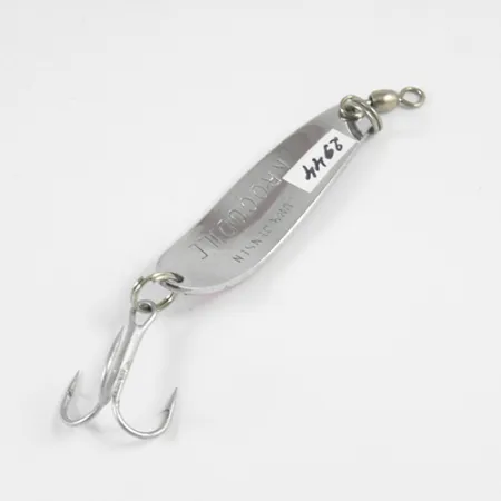 Luhr Jensen Krocodile Die #3 Cucharilla, Níquel/Púrpura, 10g, #2944