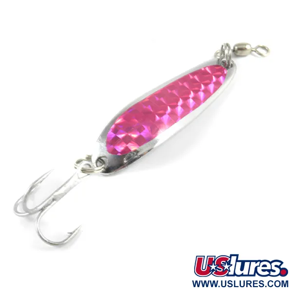 Luhr Jensen Krocodile Die #3 Cucharilla, Níquel/Púrpura, 10g, #2944