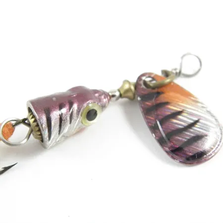 Blue Fox Vibrax Shallow Cucharilla, Rainbow Perch, 4g, Plumas, #2948