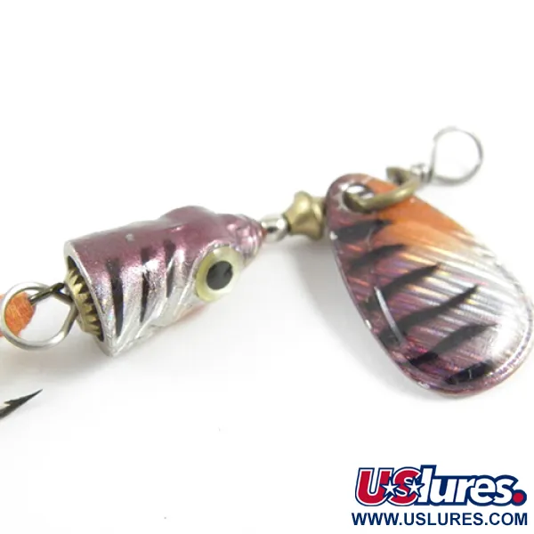 Blue Fox Vibrax Shallow Cucharilla, Rainbow Perch, 4g, Plumas, #2948